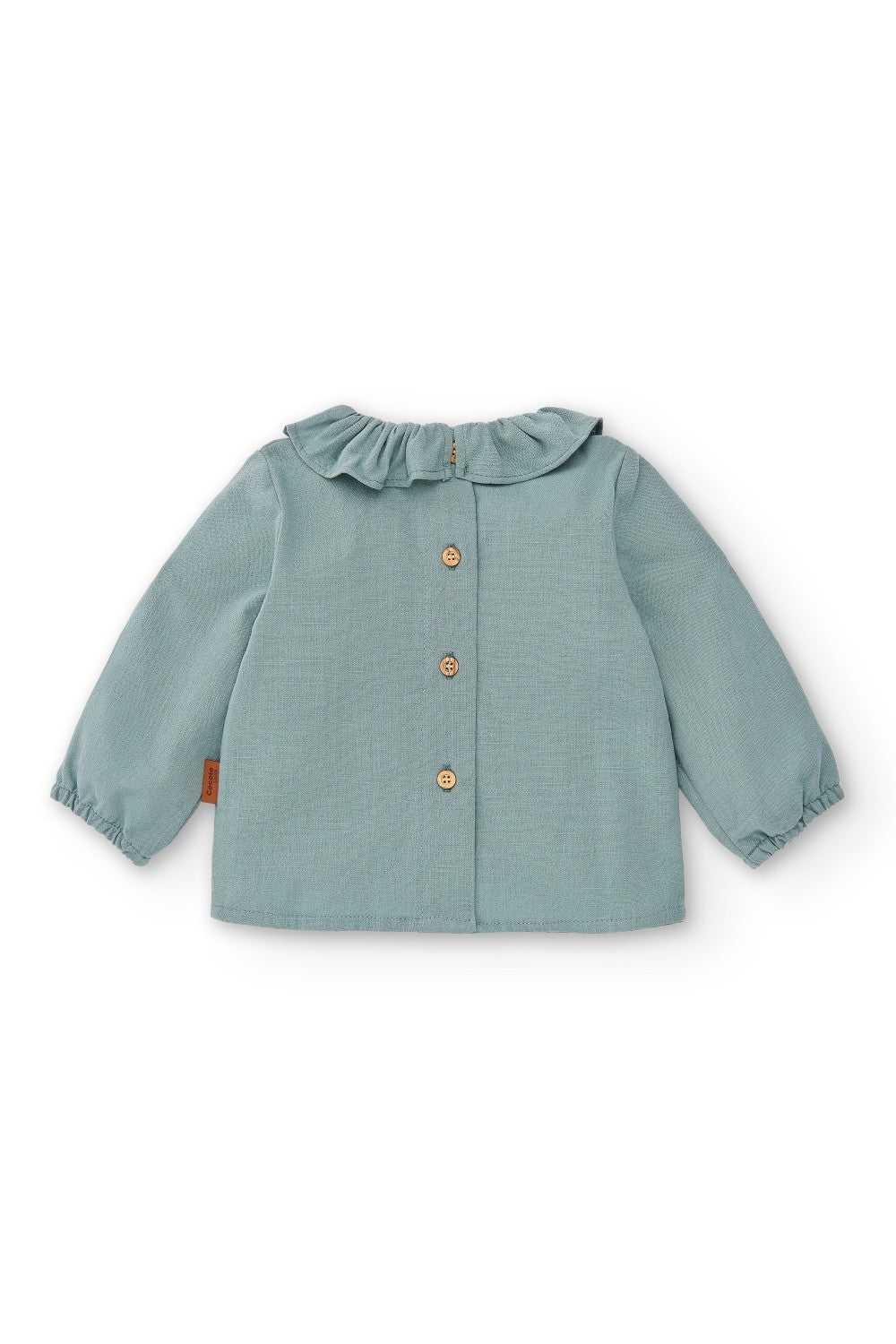 Blusa con mangas de bebé verde Cocote & Charanga Charanga