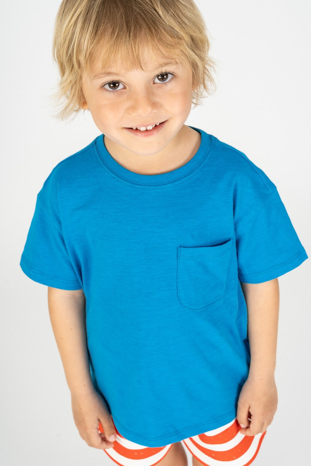 Camiseta de bebé azulon VERANO/Charanga