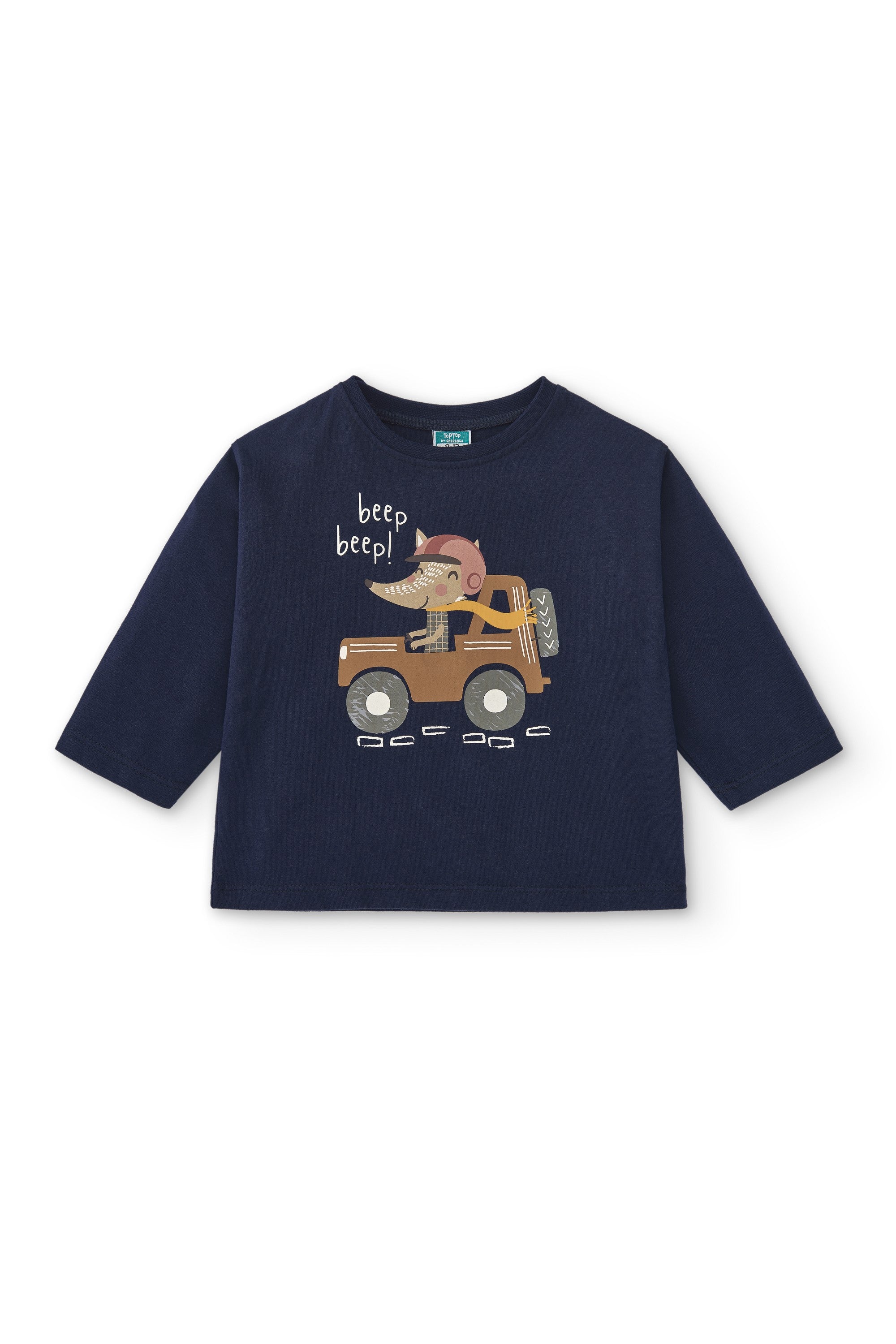 Camiseta de bebé marino dibujo Charanga