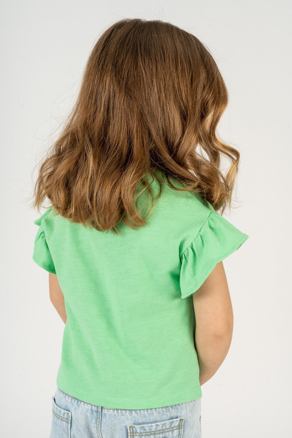 Camiseta de bebé verde VERANO/Charanga