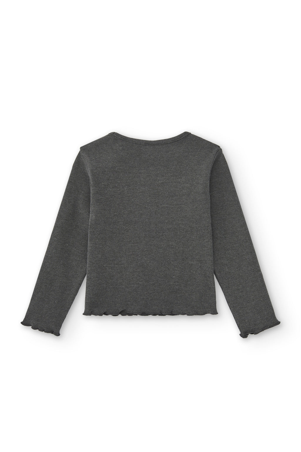 Camiseta de niña antracita mensaje Charanga