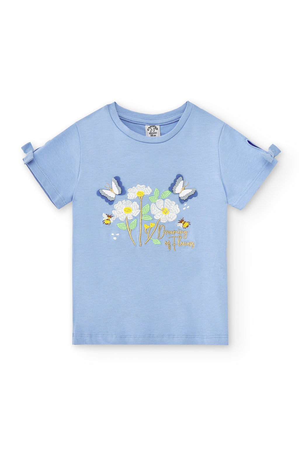 Camiseta de niña azulón VERANO/Outlet