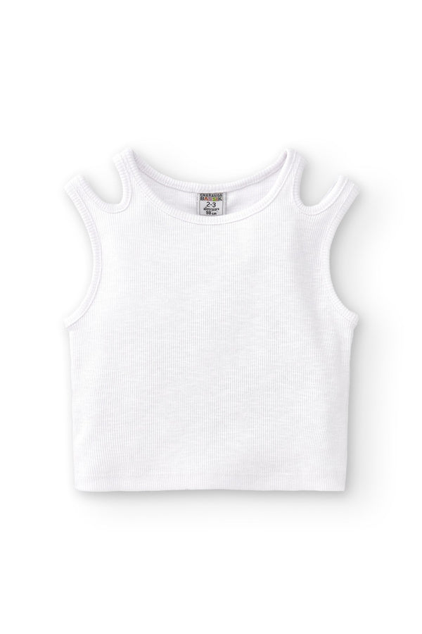 T-shirt fille blanc