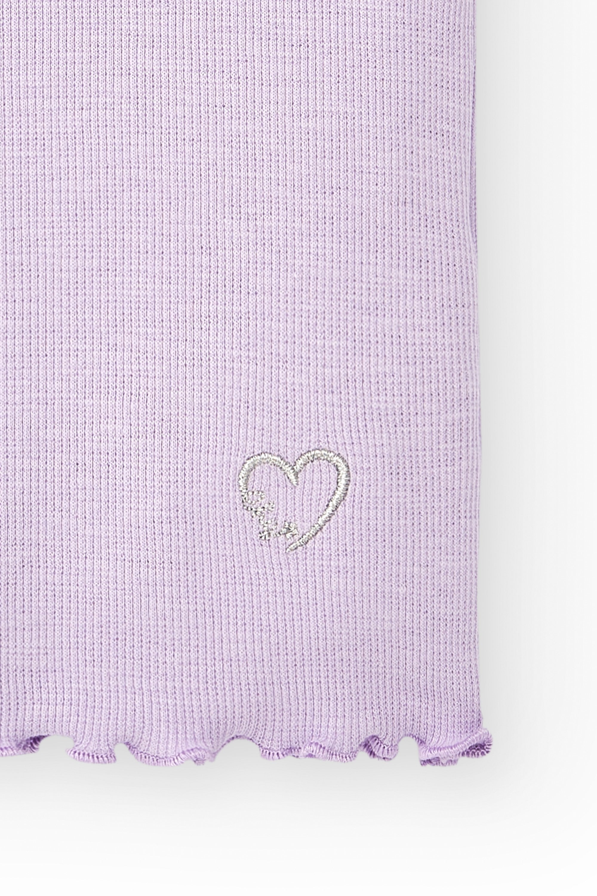 Camiseta de niña morado VERANO/Charanga