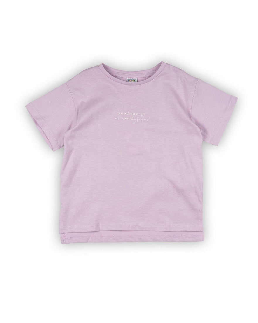 Camiseta de niña morado VERANO/Charanga