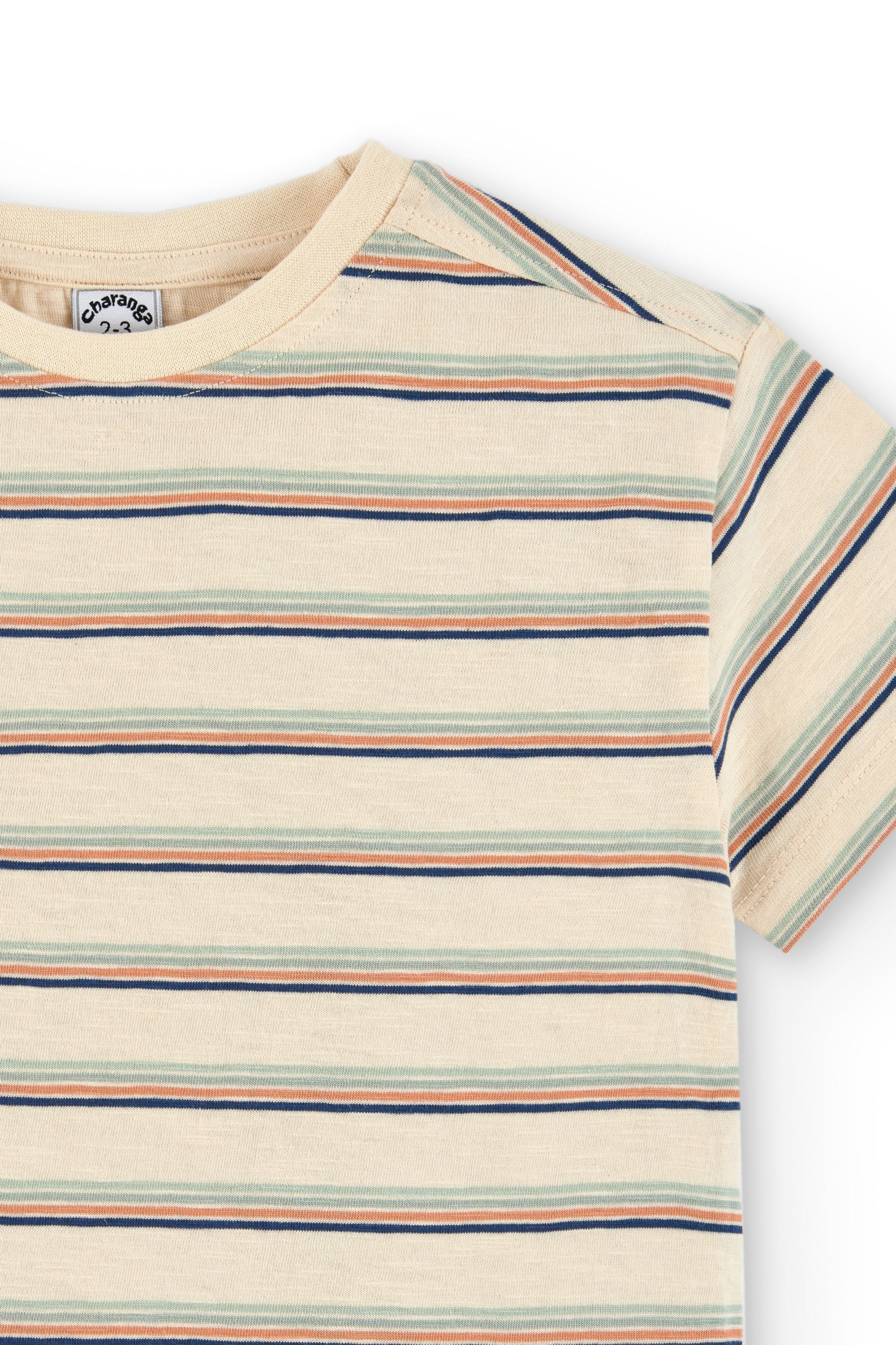 Camiseta de niño listado VERANO/Charanga