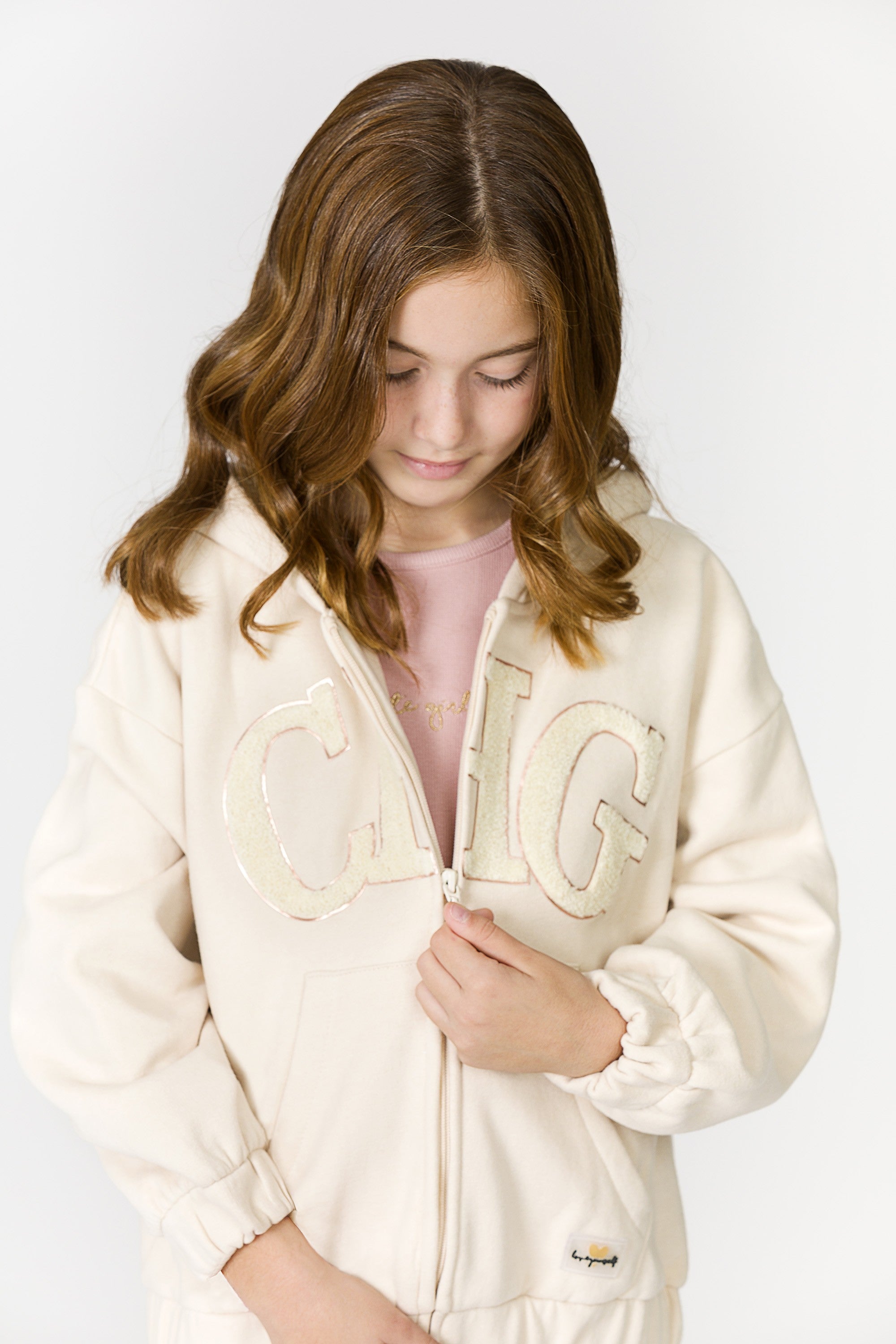 Sudadera de NIÑA piedra CHG Charanga