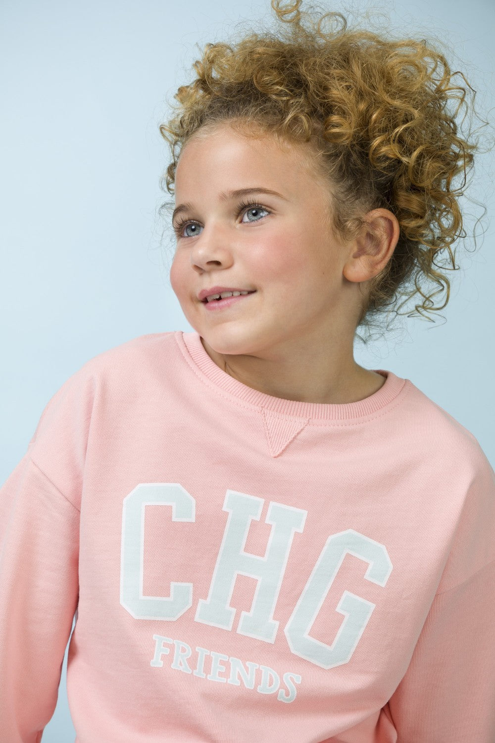 Sudadera de niña rosa VERANO/Charanga