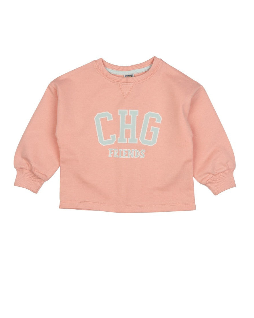 Sudadera de niña rosa VERANO/Charanga