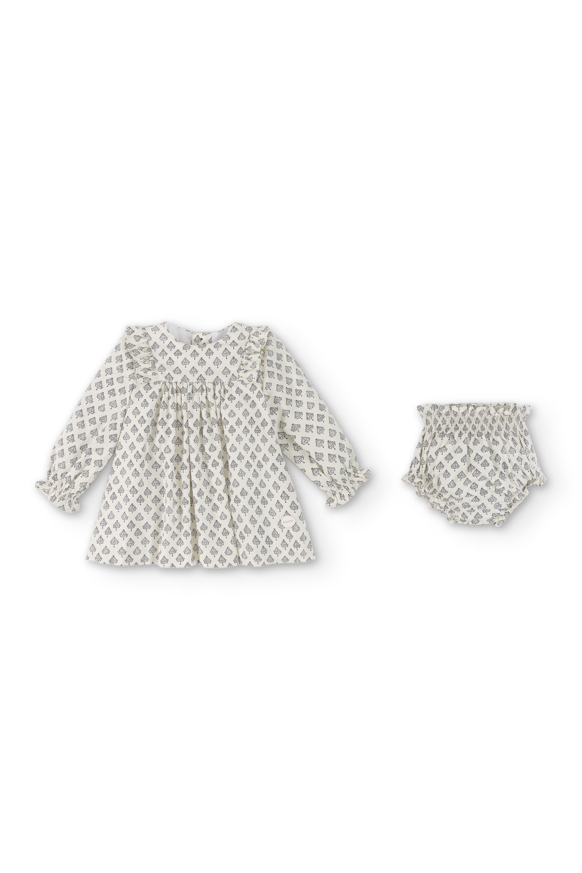 Vestido de bebé beige Cocote y Charanga Charanga
